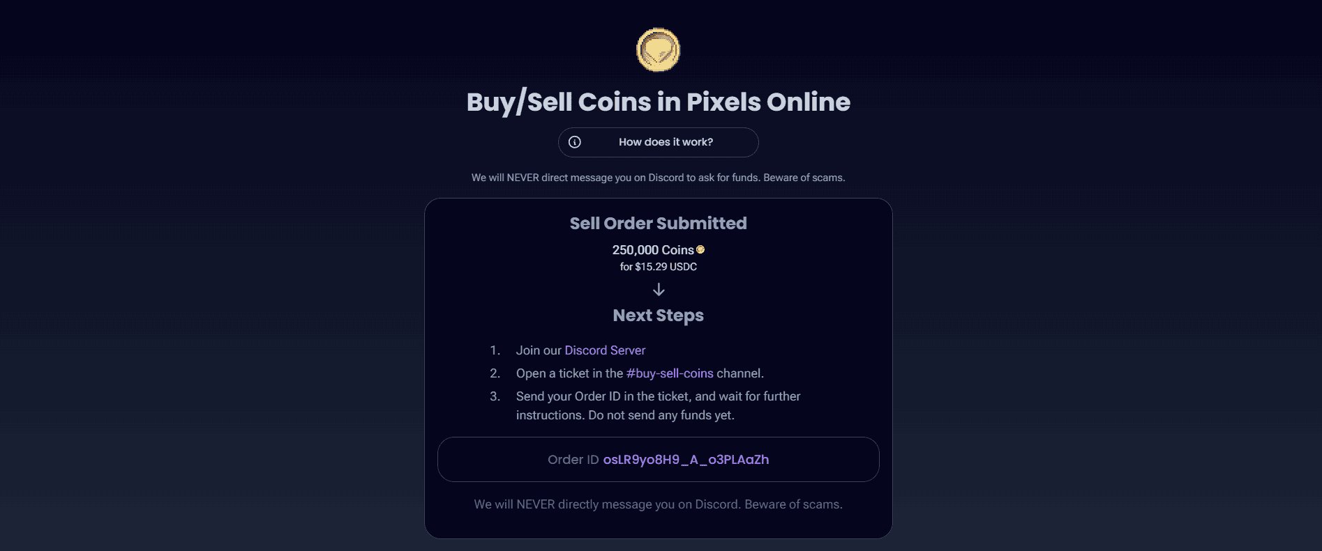 Guide to Selling/Buying Gold Coins in Pixels: A Step-by-Step Process